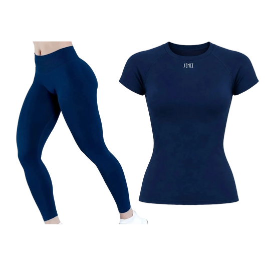 Navy seamless set